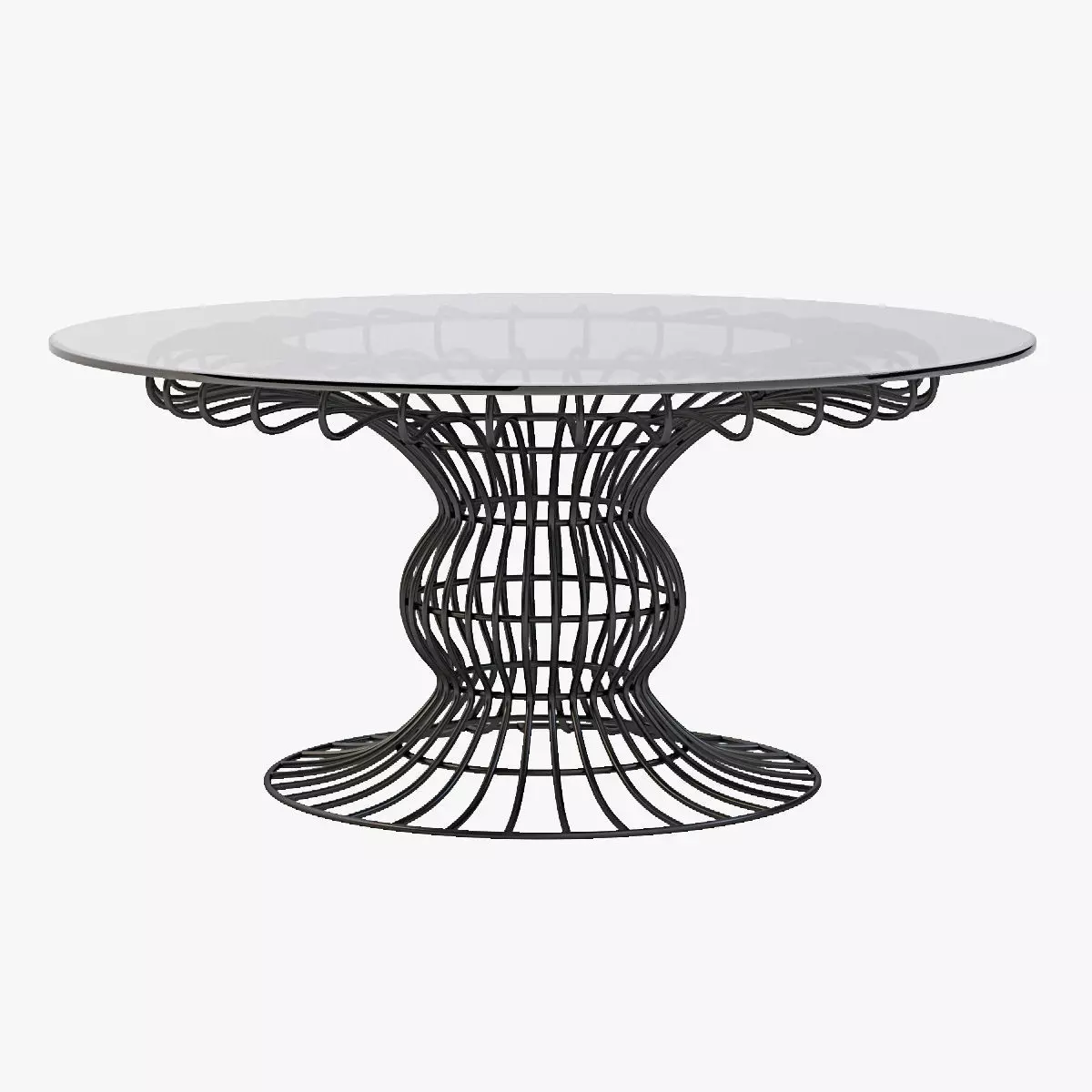 Sorio Round garden table 3D model_0