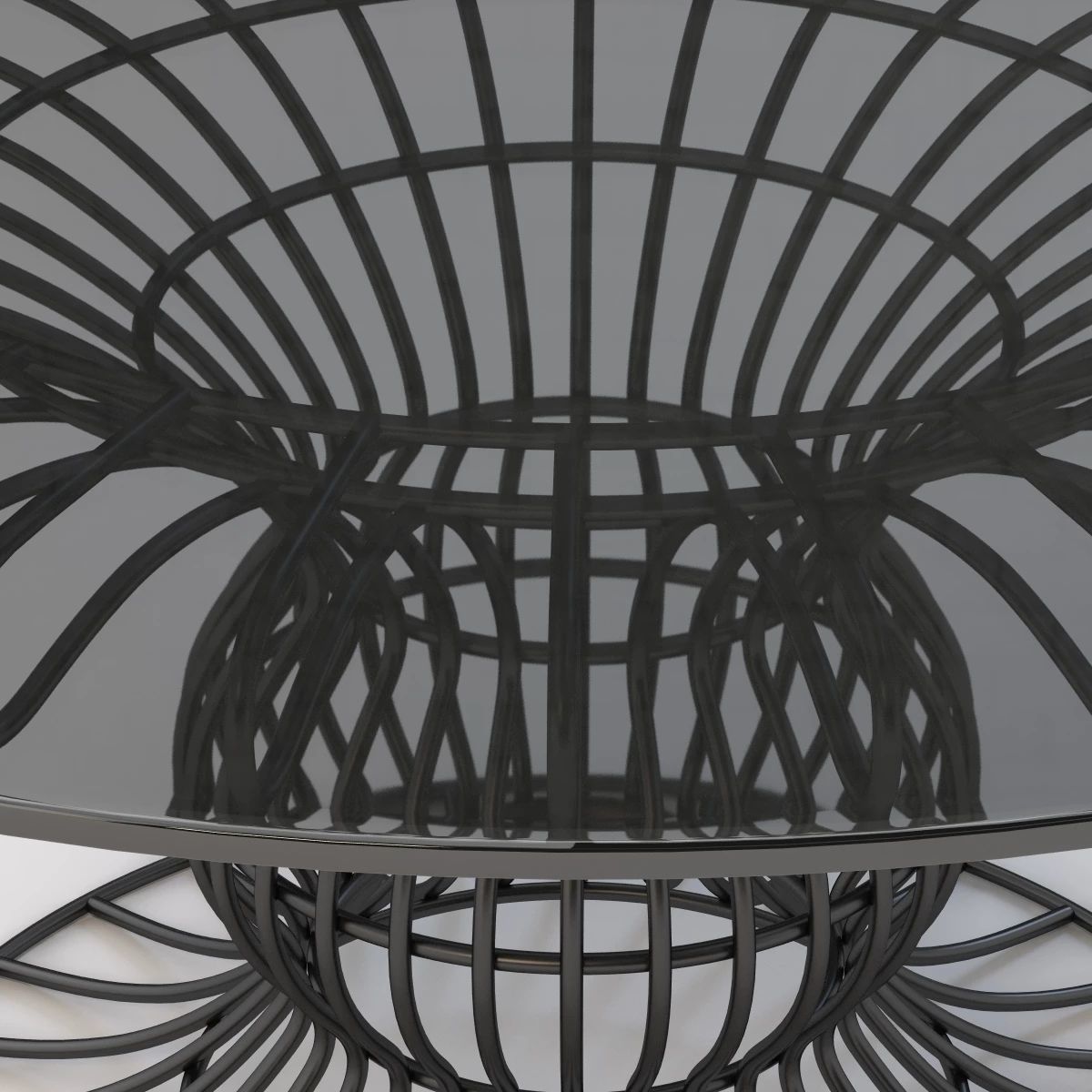 Sorio Round garden table 3D model_3
