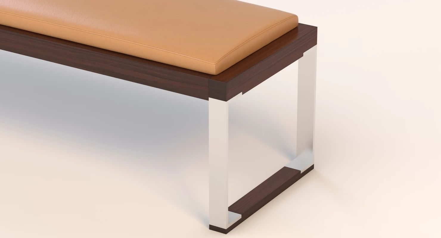 Slim Pax Bench 3D model_6