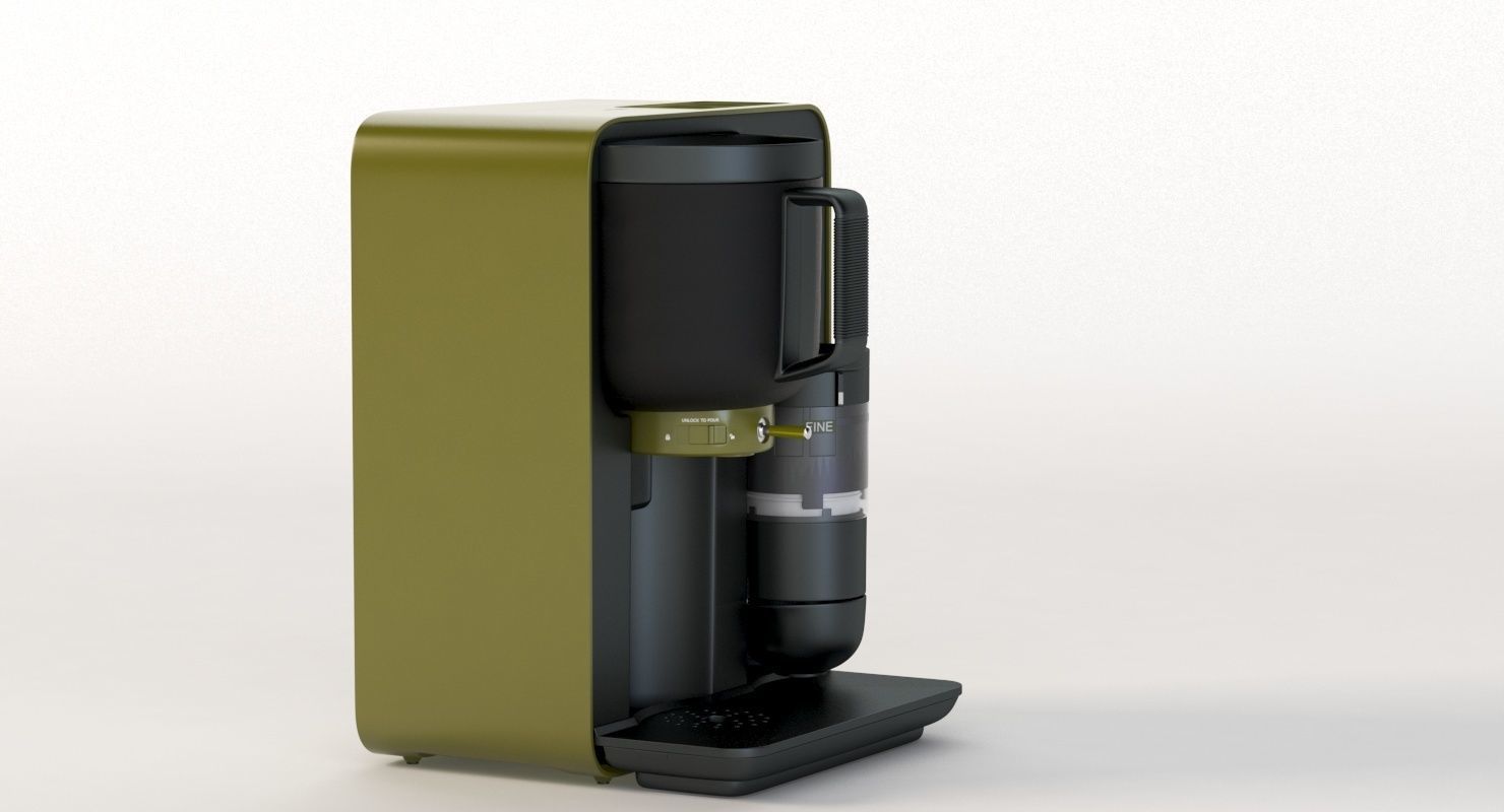 Sharp Tea Cere Matcha TE-T56UGR Tea Maker 3D model_9