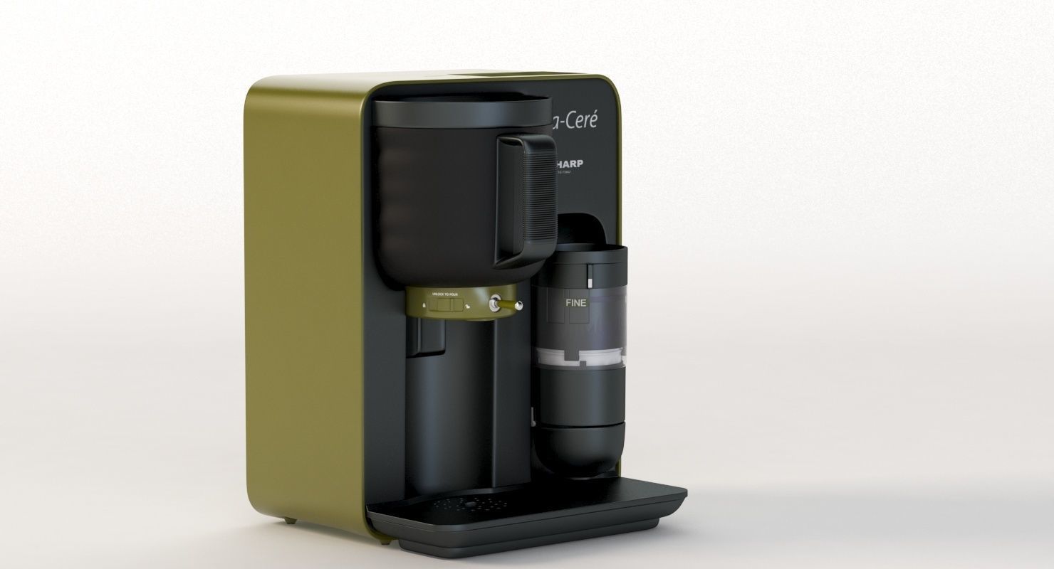 Sharp Tea Cere Matcha TE-T56UGR Tea Maker 3D model_8