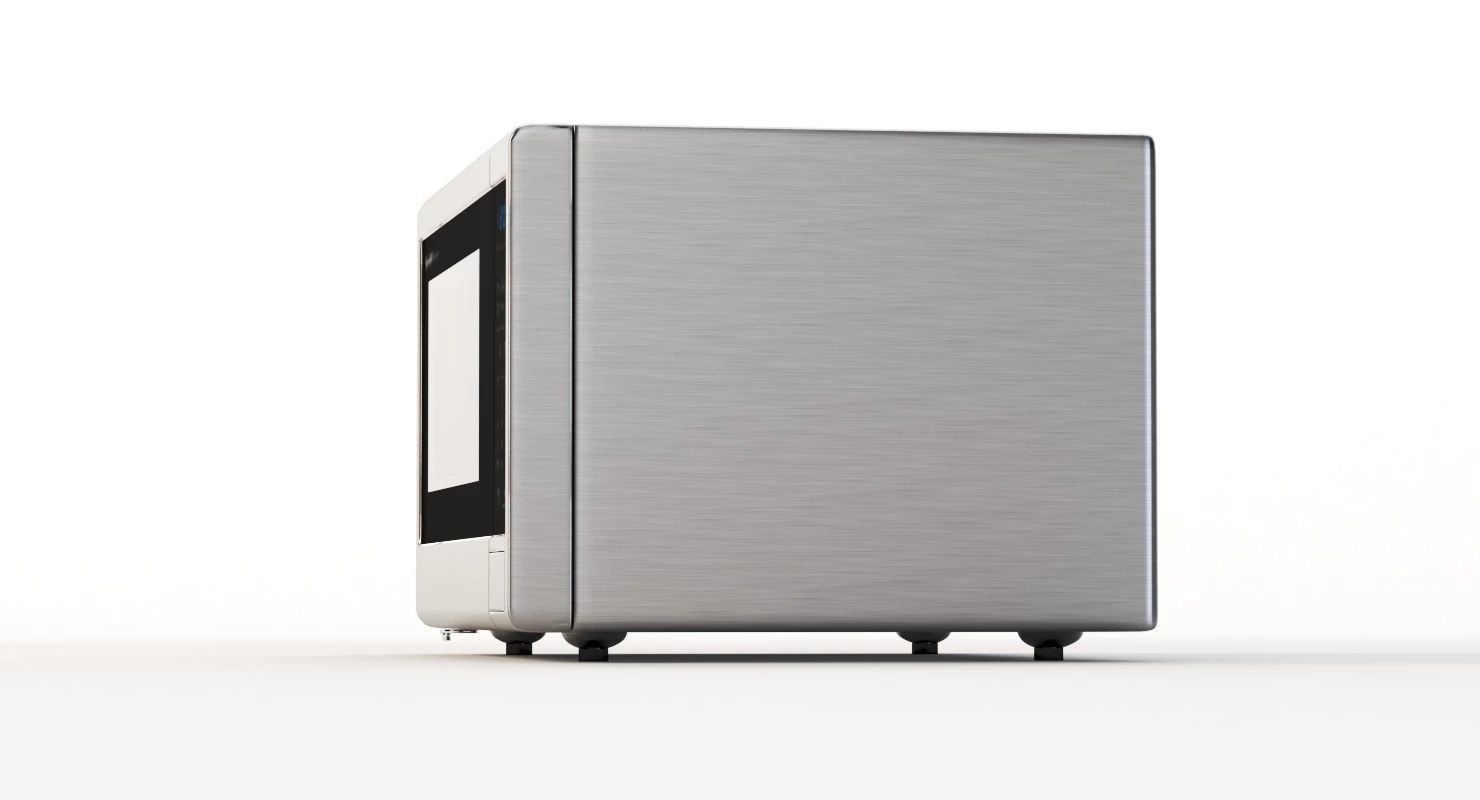 Sharp Carousel 1000w Countertop Microwave Oven With Popcorn 3D model_20