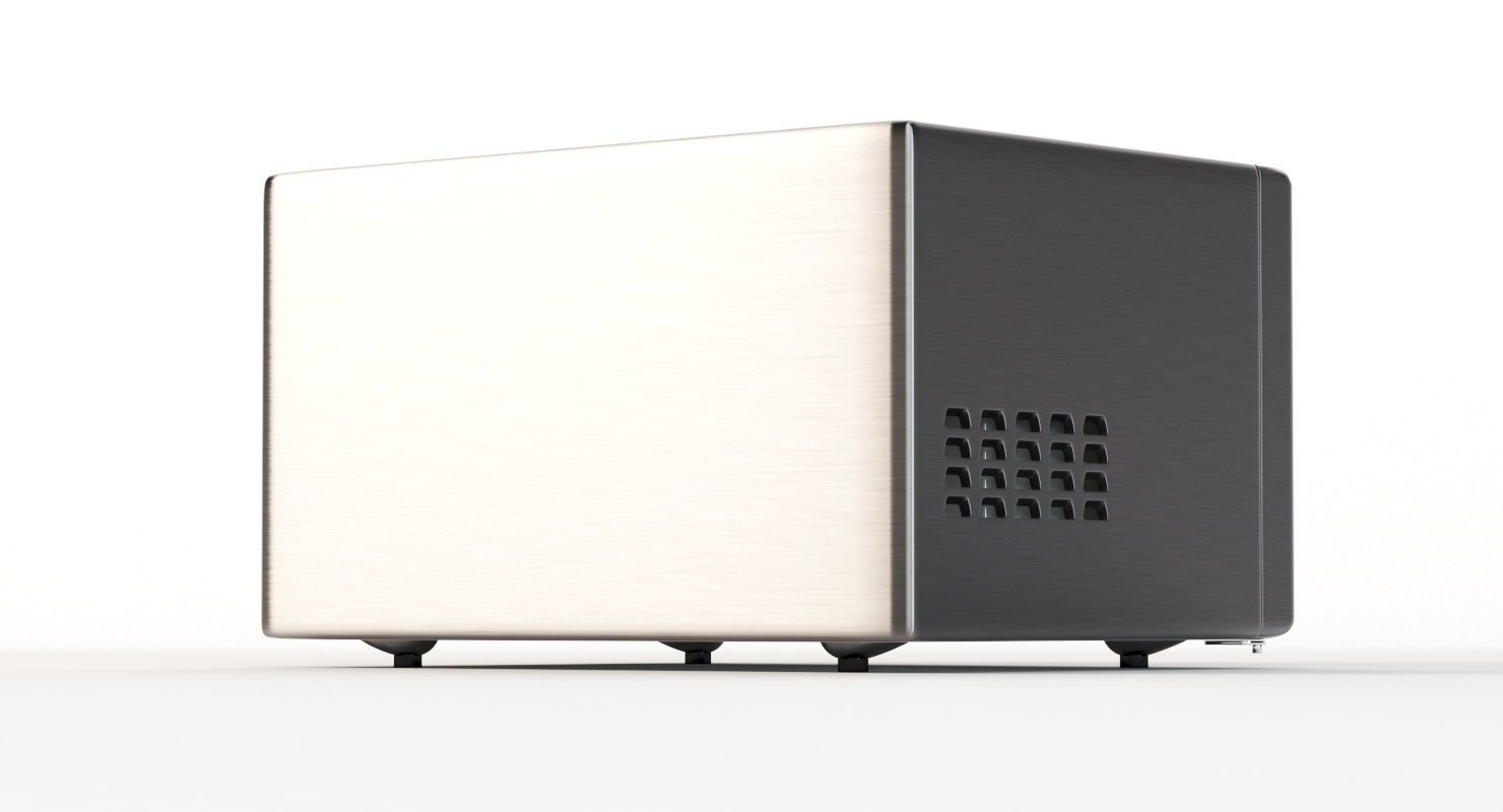 Sharp Carousel 1000w Countertop Microwave Oven With Popcorn 3D model_11