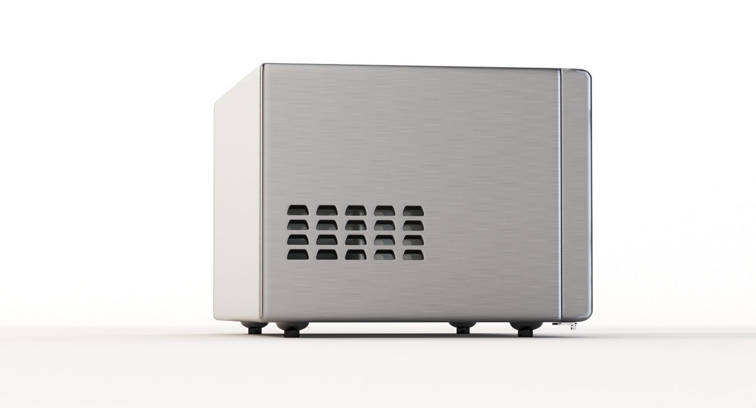 Sharp Carousel 1000w Countertop Microwave Oven With Popcorn 3D model_8