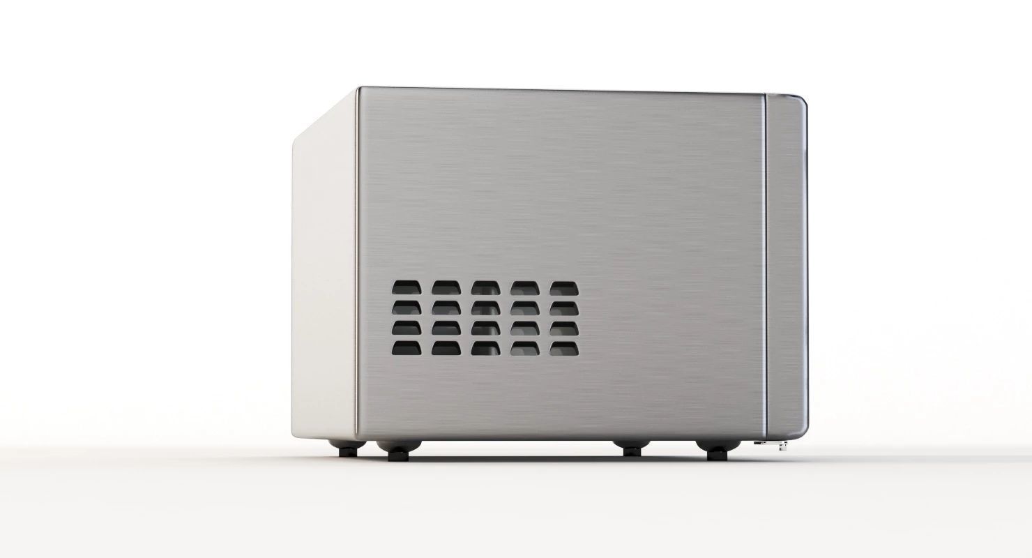 Sharp Carousel 1000w Countertop Microwave Oven With Popcorn 3D model_9