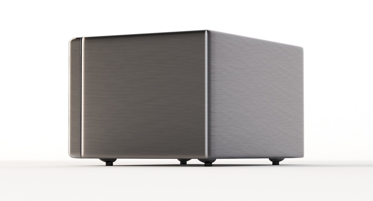 Sharp Carousel 1000w Countertop Microwave Oven With Popcorn 3D model_18