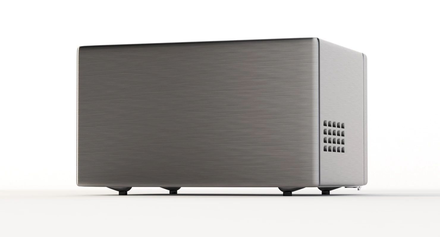 Sharp Carousel 1000w Countertop Microwave Oven With Popcorn 3D model_12