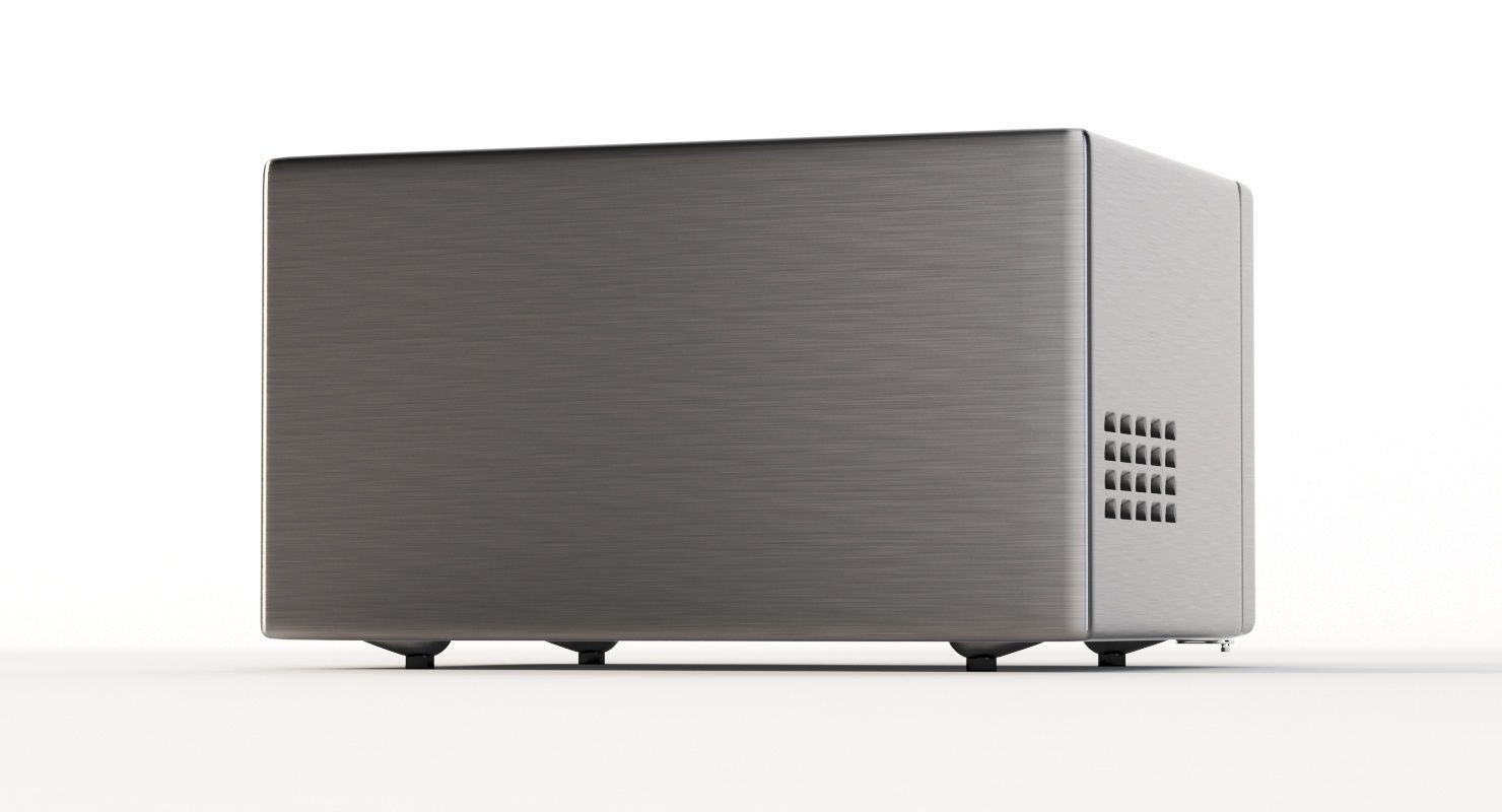 Sharp Carousel 1000w Countertop Microwave Oven With Popcorn 3D model_13