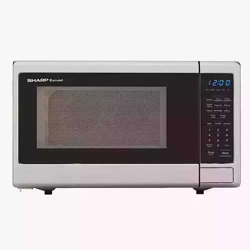 Sharp Carousel 1000w Countertop Microwave Oven With Popcorn