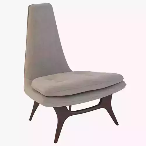 Sculptural Lounge Chair by Karpen