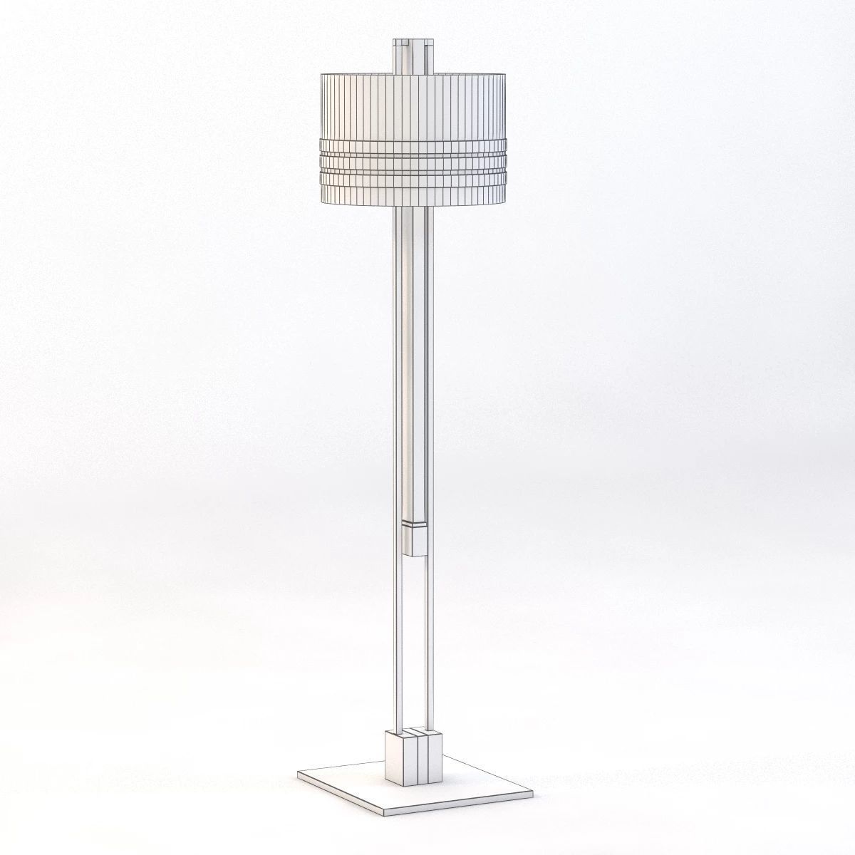 Romero Floor Lamp 3D model_2