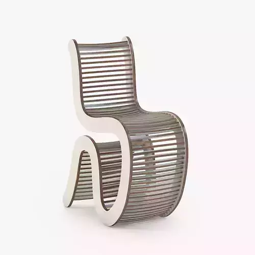 Realistic Spline White Chair