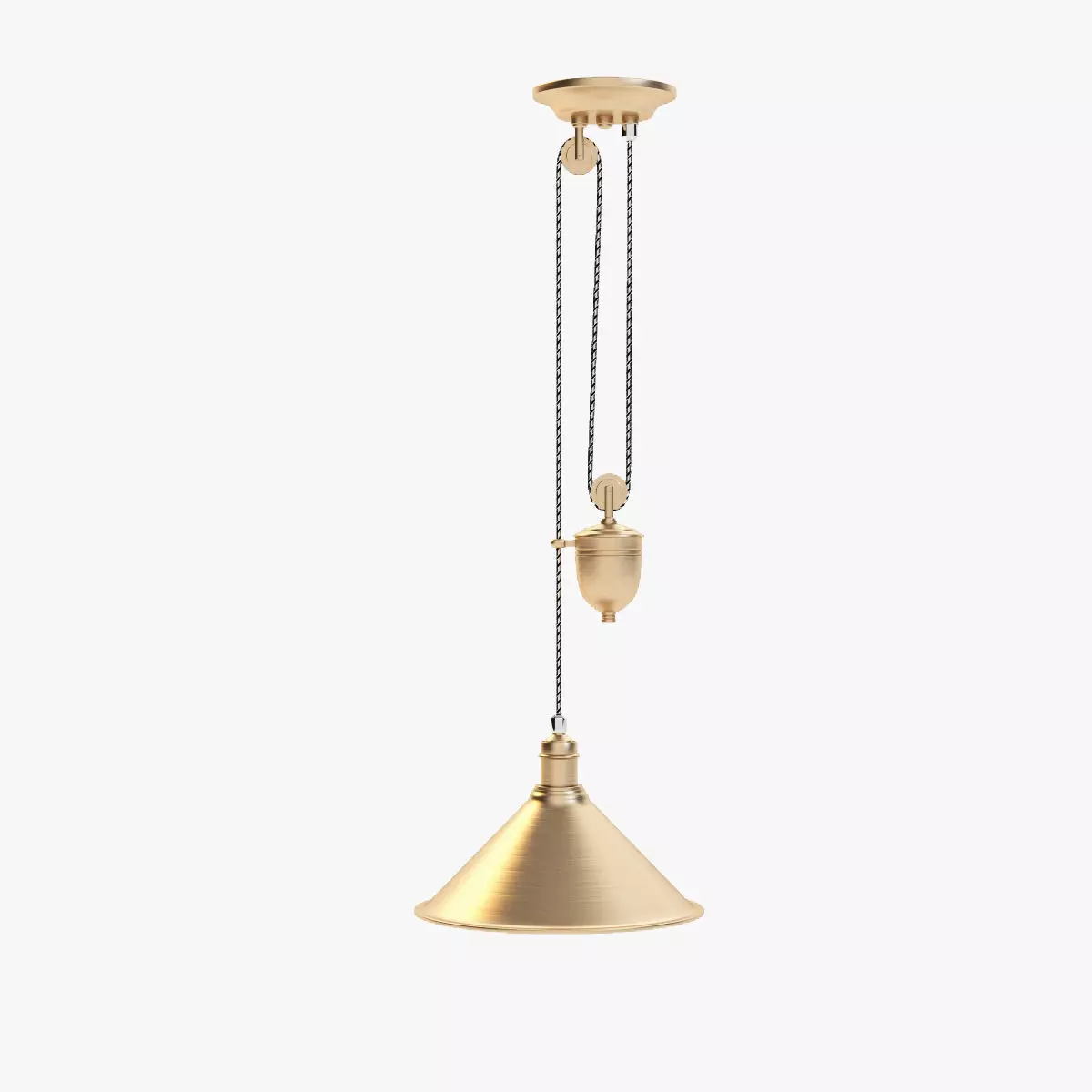 Provence Rise And Fall Ceiling Pendant 3D model_0