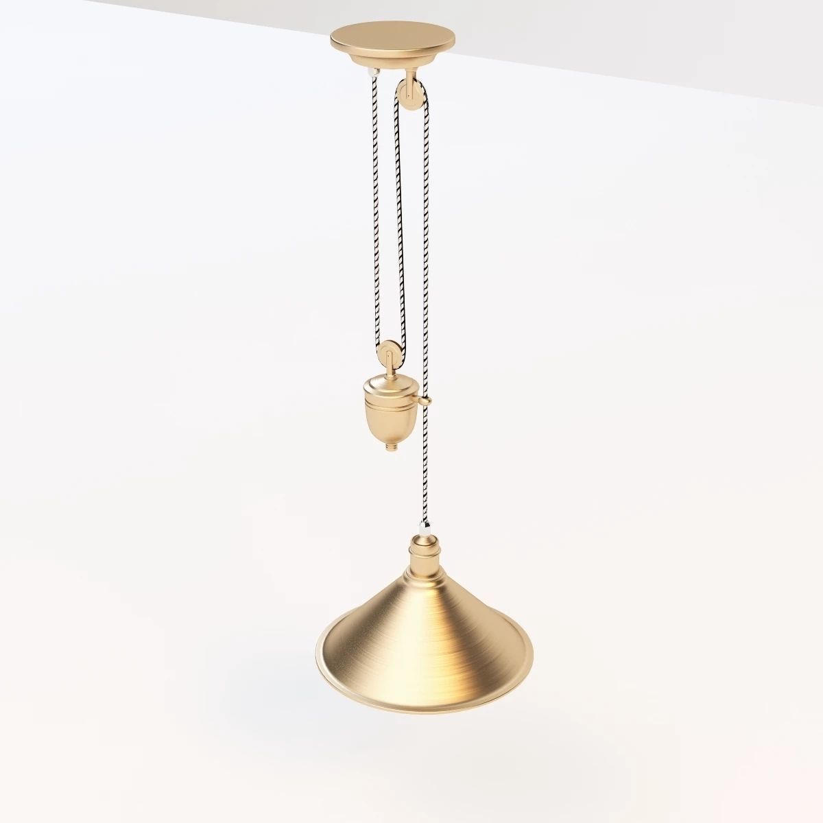 Provence Rise And Fall Ceiling Pendant 3D model_7