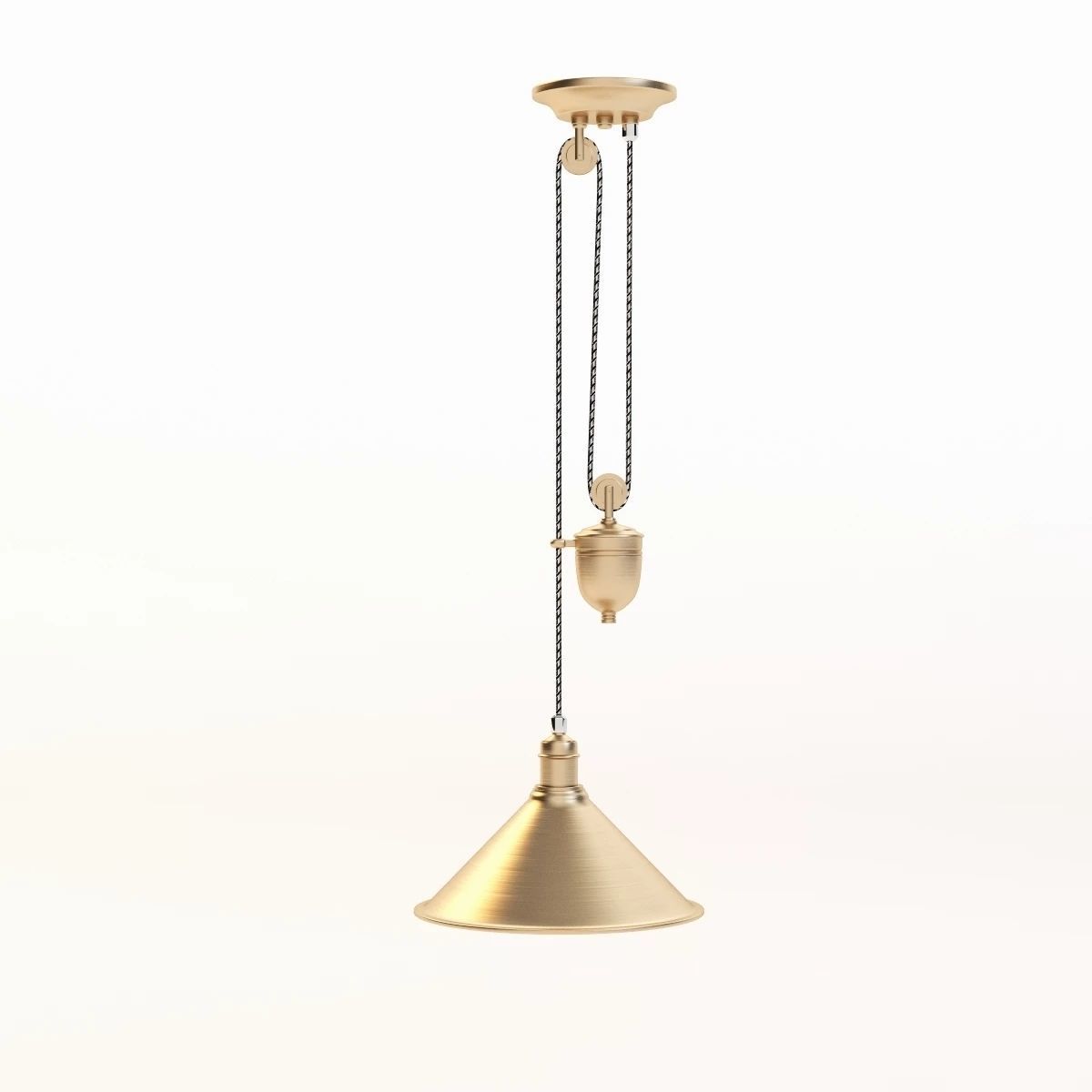 Provence Rise And Fall Ceiling Pendant 3D model_1