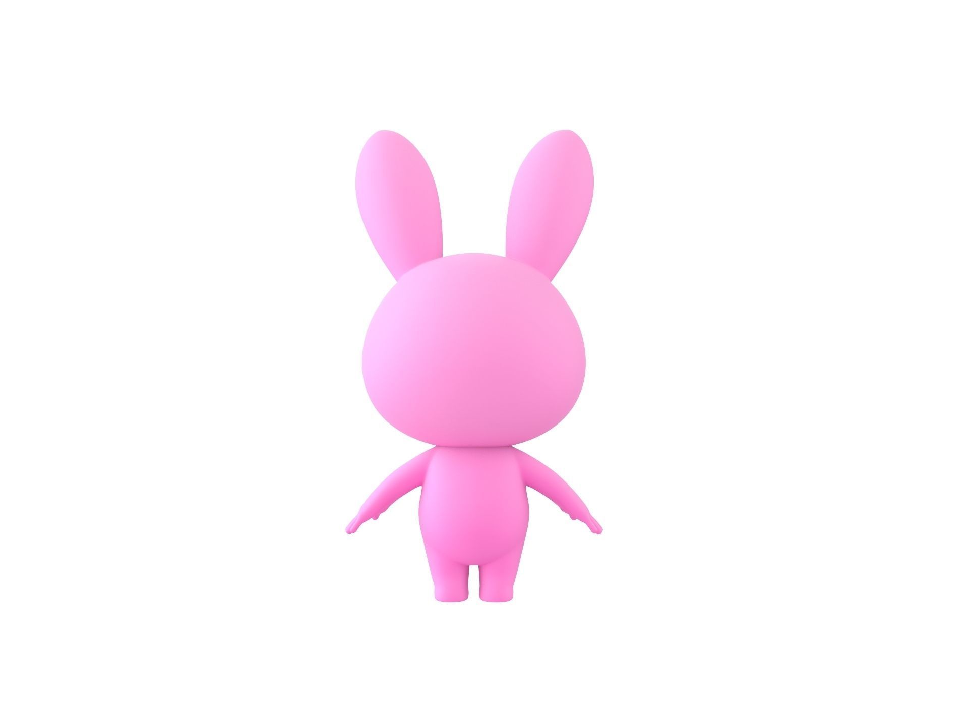 Character201 Bunny 3D model_5
