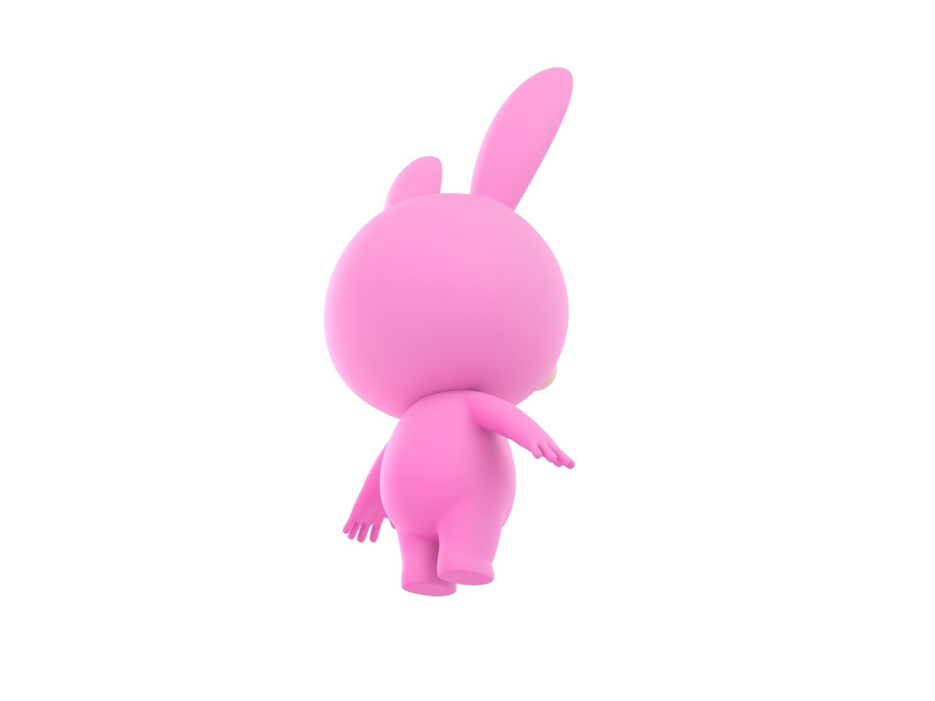 Character201 Bunny 3D model_4