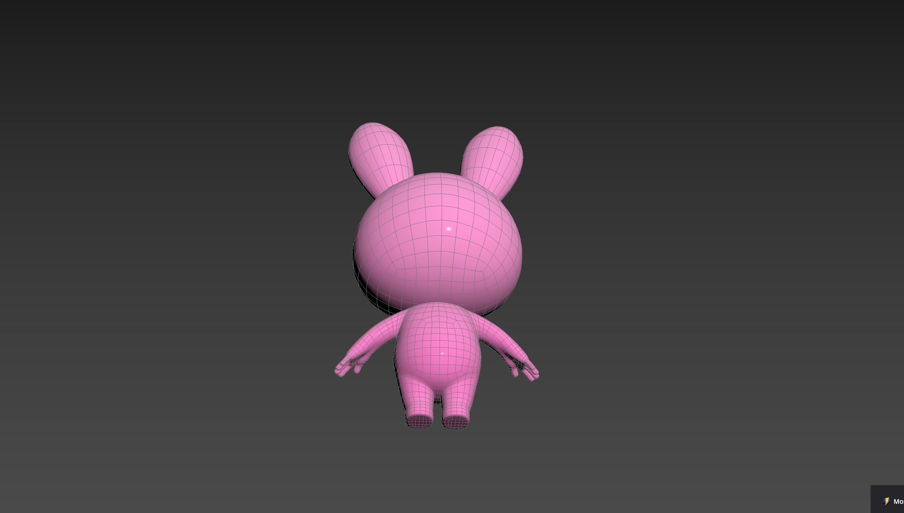 Character201 Bunny 3D model_13