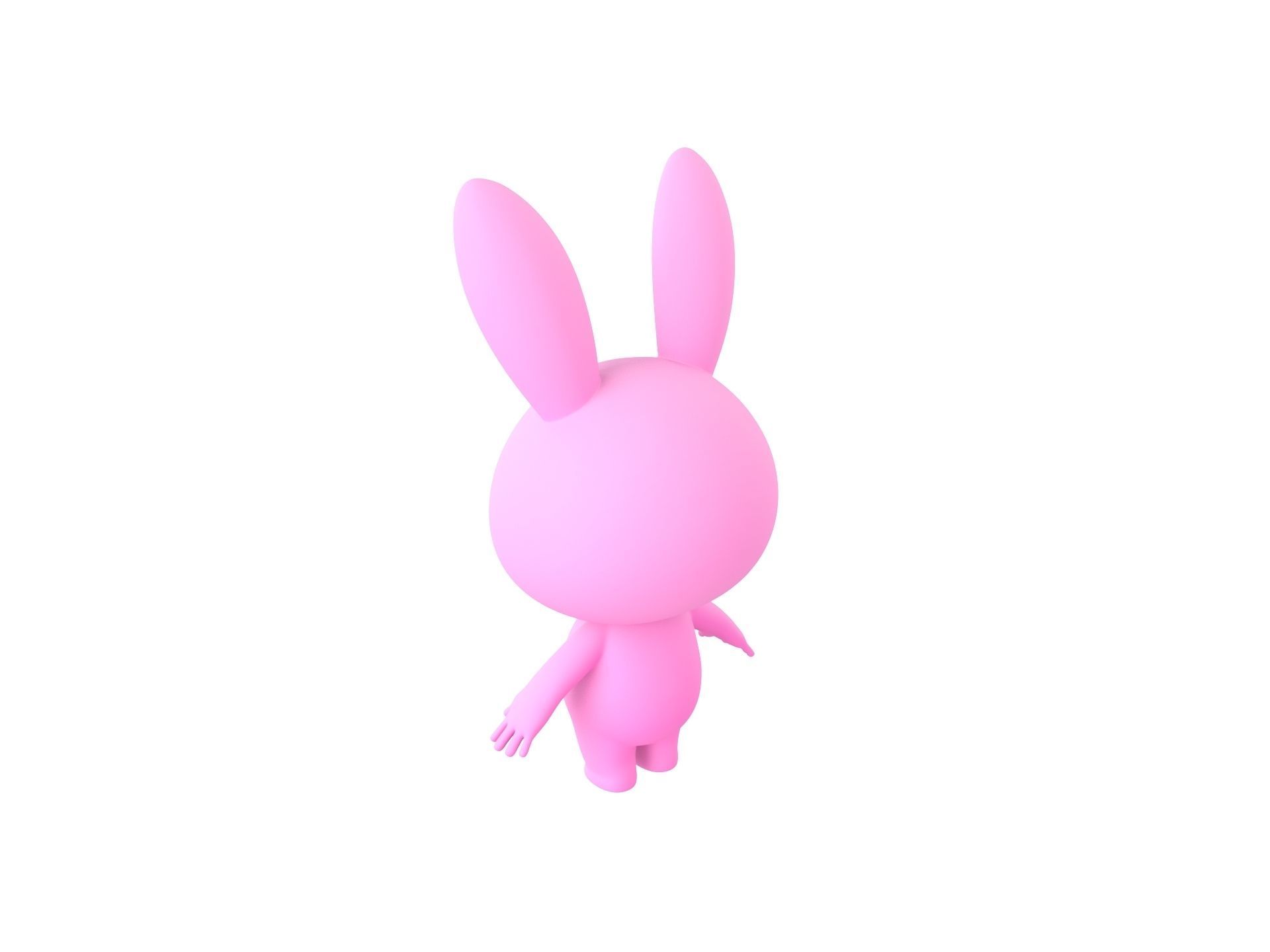 Character201 Bunny 3D model_6