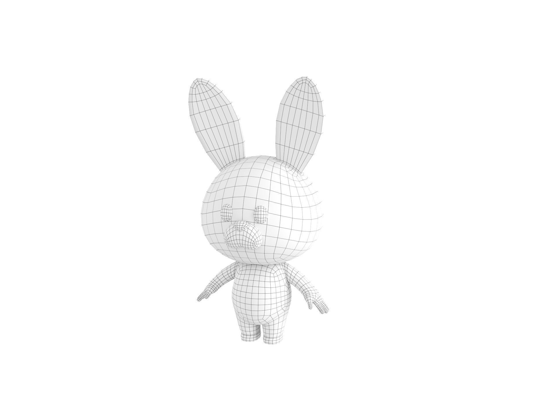 Character201 Bunny 3D model_33