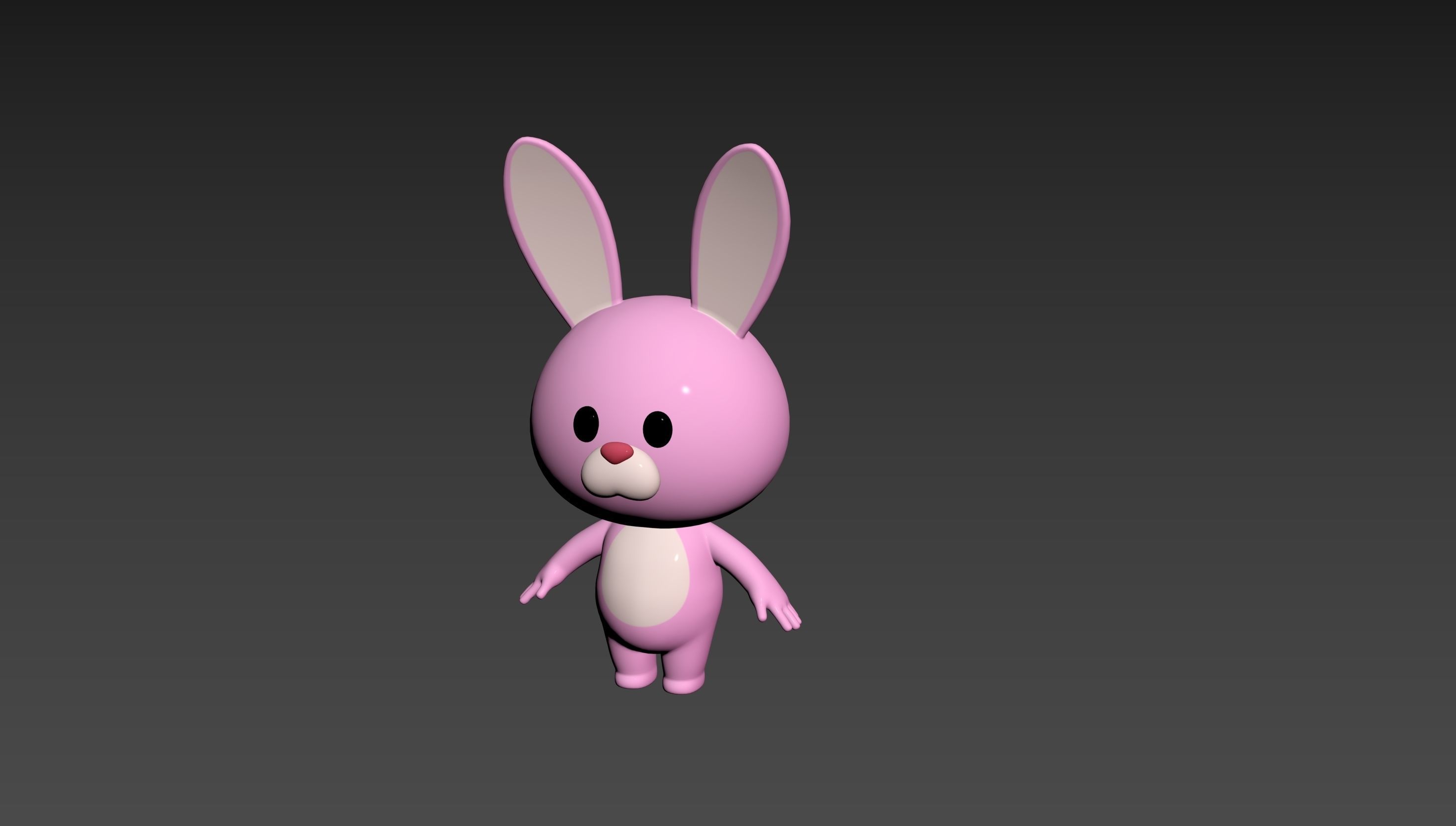 Character201 Bunny 3D model_10