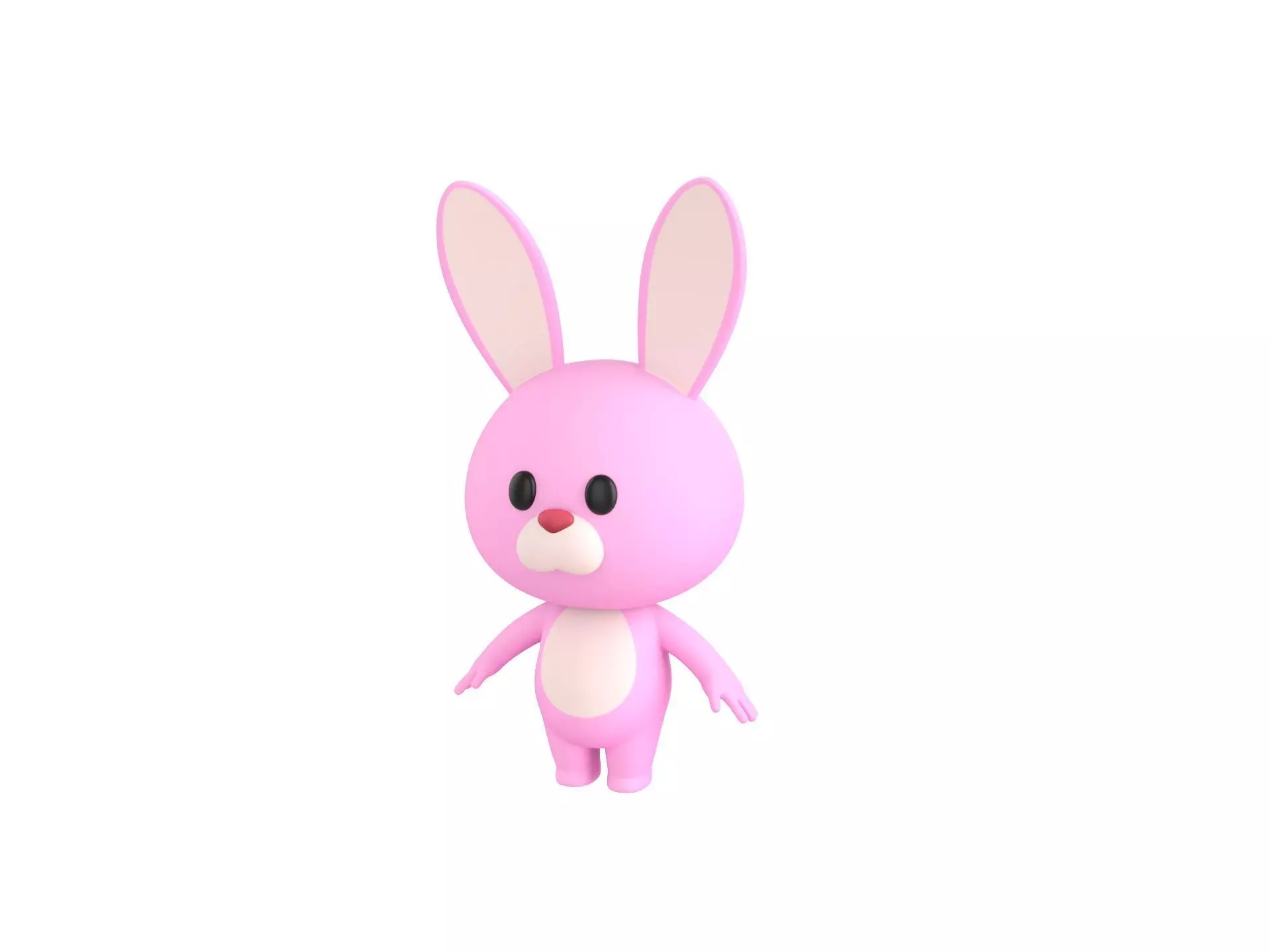 Character201 Bunny 3D model_0