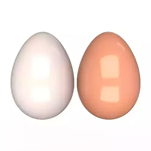 Eggs 3d Model two 3D model