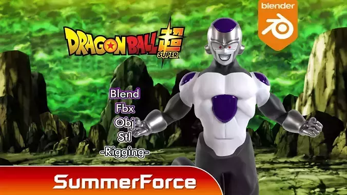 Black Frieza - Dragonball Super 3D model