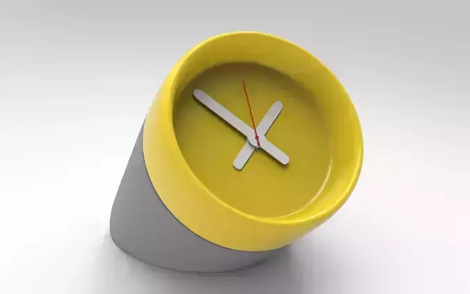 Celo Table Clock Low-poly 3D model