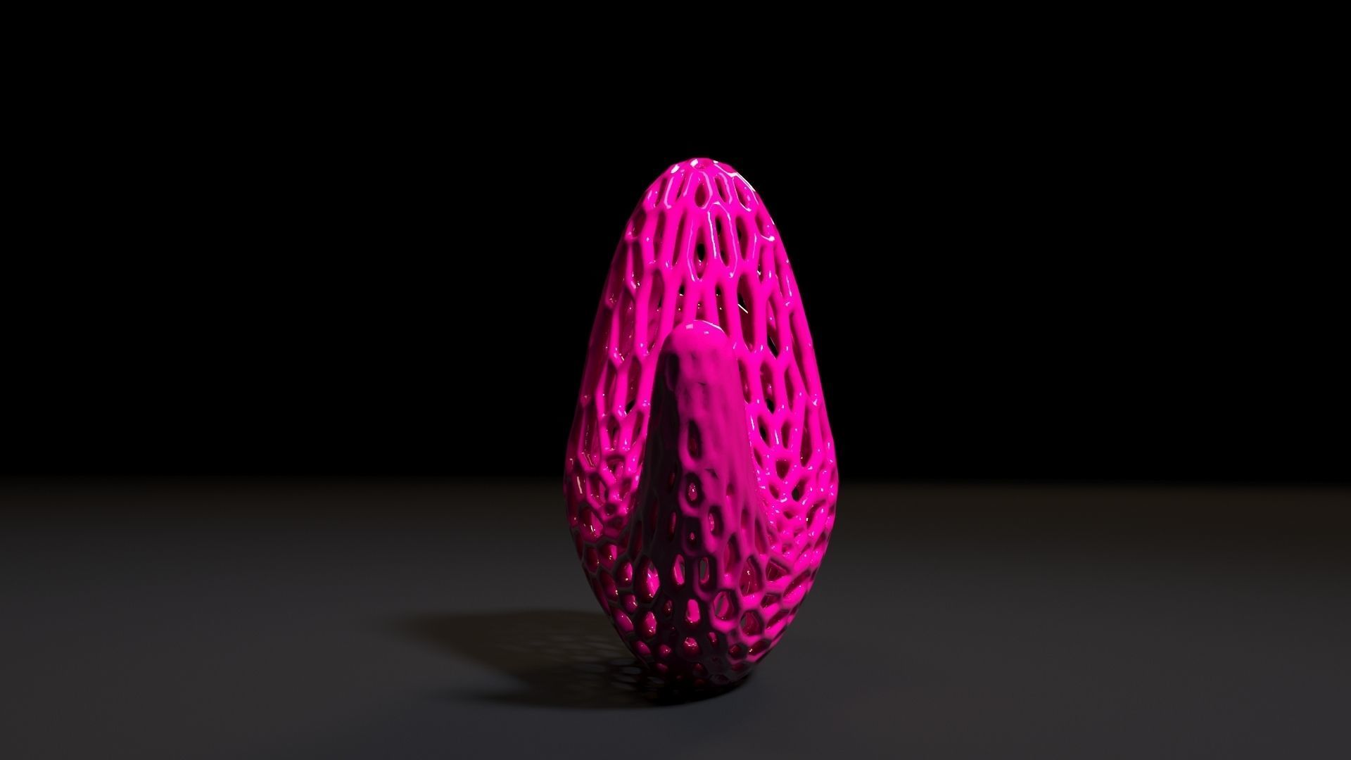 Heart sculpture 3D print model_5