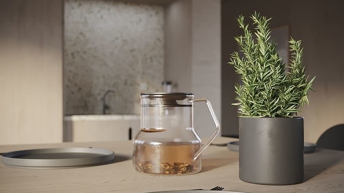 ProVis3D 016 - Country Kitchen 3D model 7