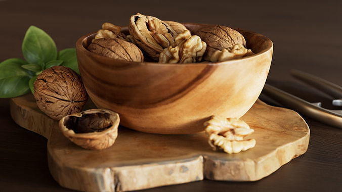 Walnuts 3D model 6