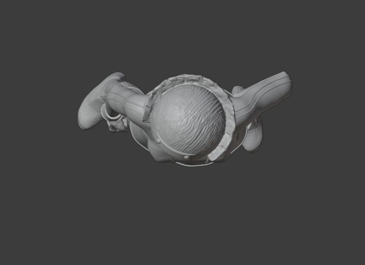 Miwa pilot of Big Shooter Jeeg Steel robot 3D print model_6