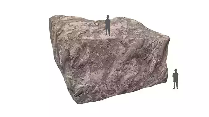 Cliff Rock 3D Model AR VR PBR