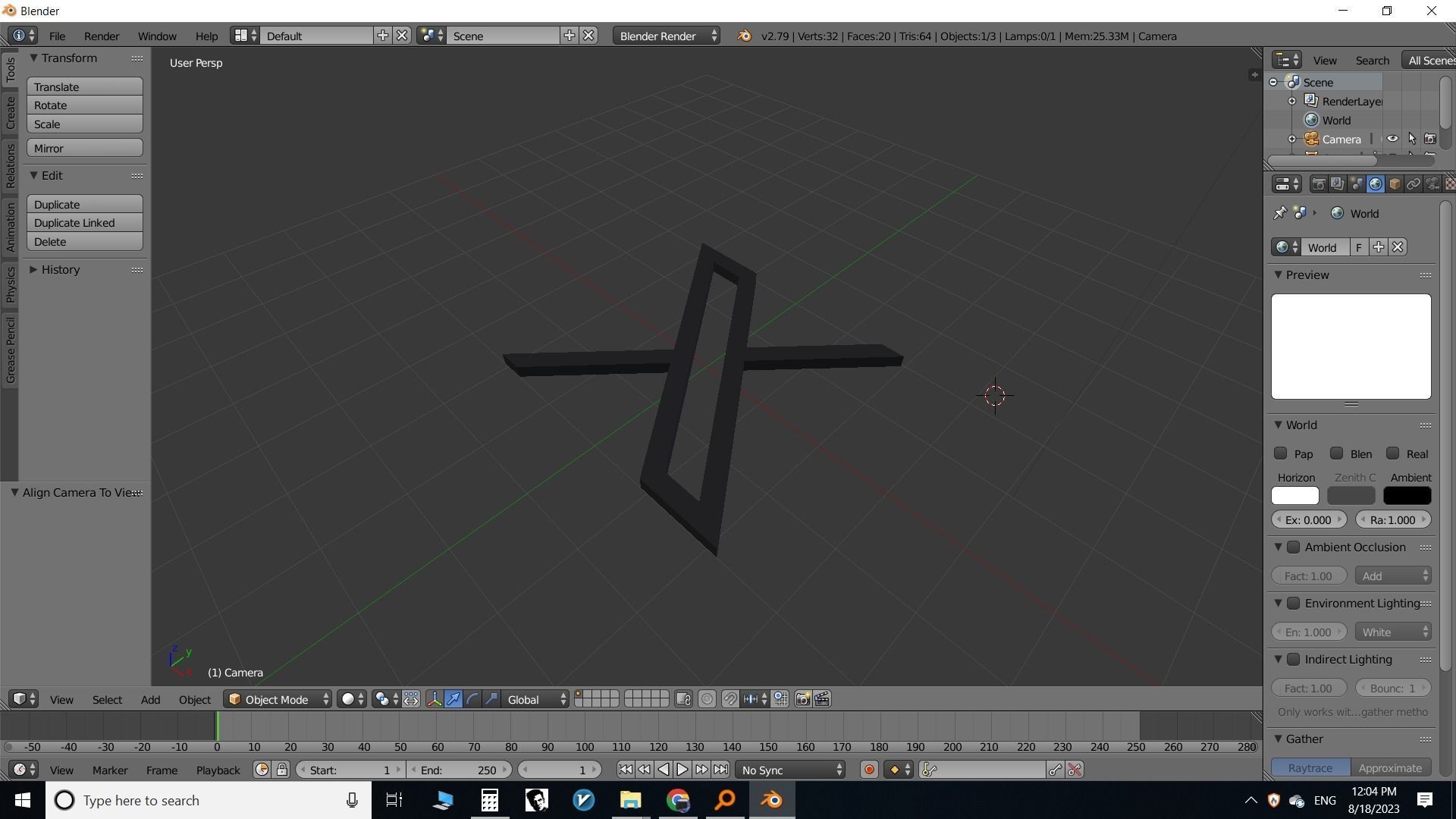 X Logo twitter Elon  Low-poly 3D model_3