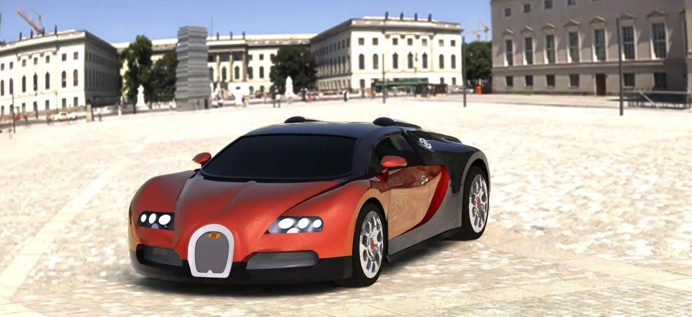 Buggati 3D model_0