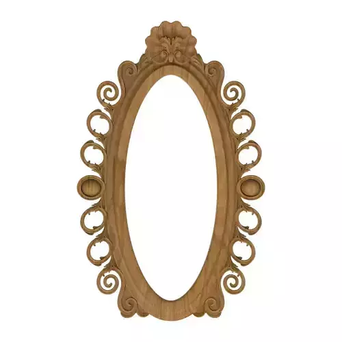 Carved picture frame STL