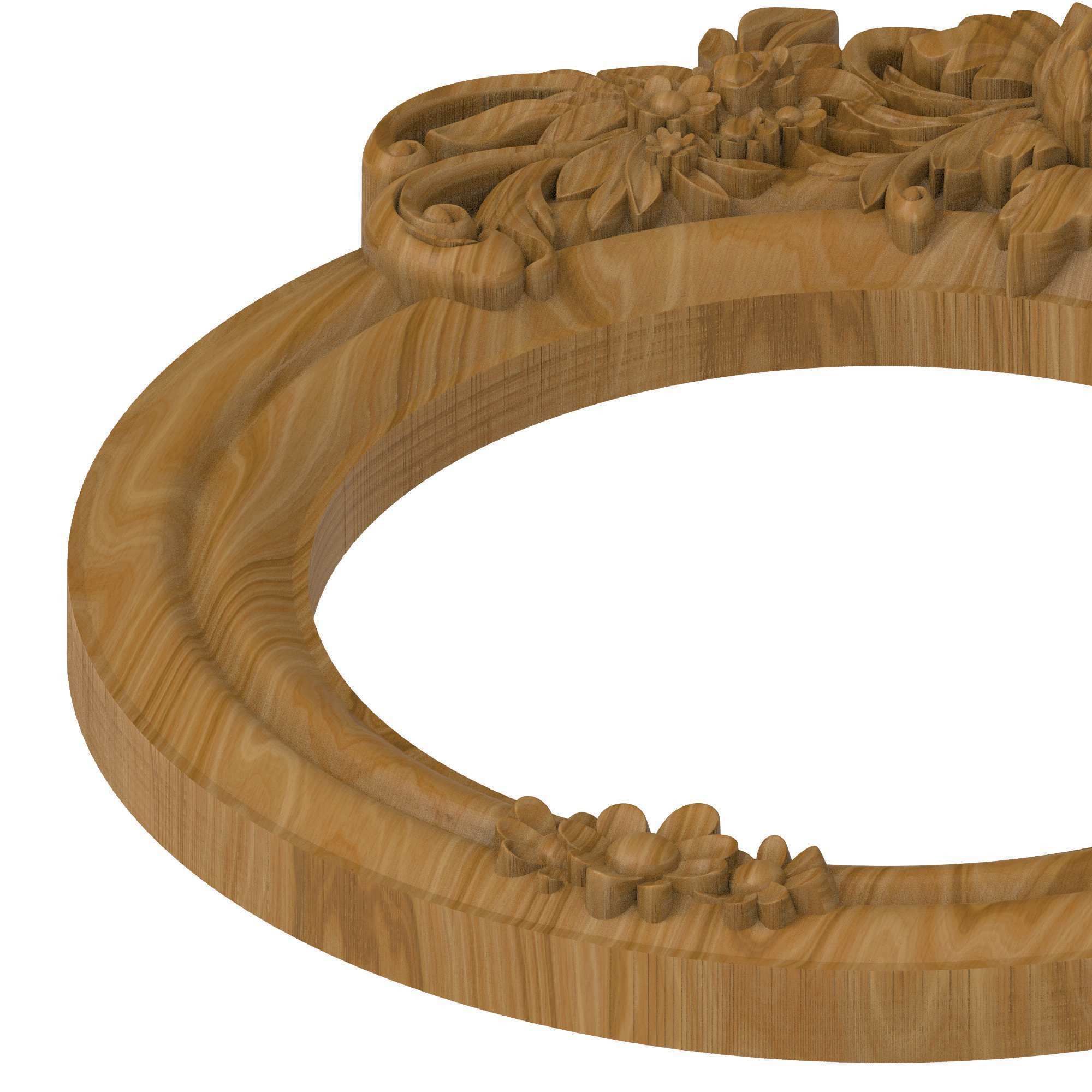 Carved picture frame STL 3D model | CGTrader