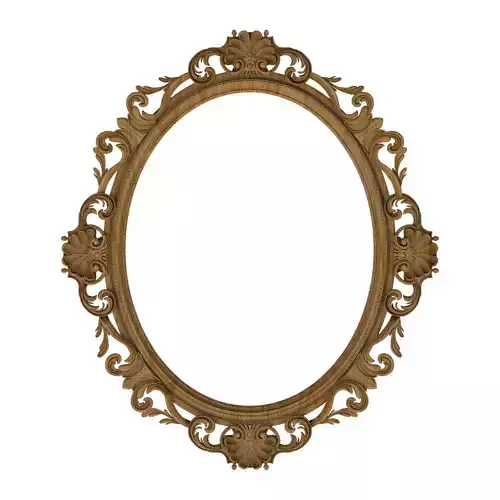 Carved picture frame STL