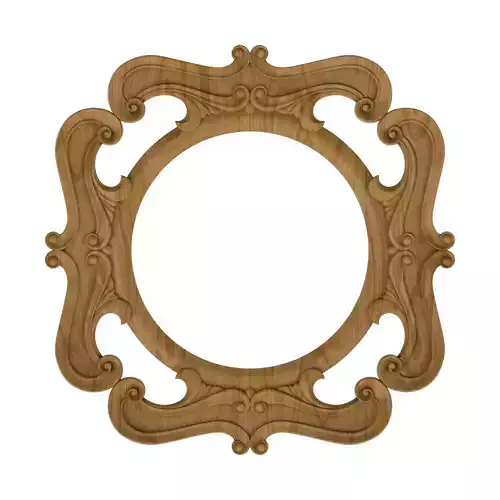 Carved picture frame STL
