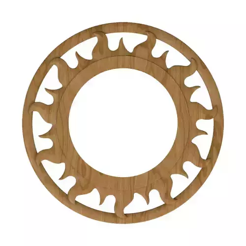 Carved picture frame STL