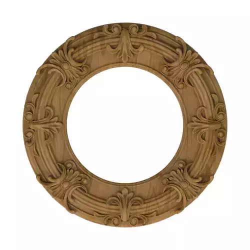 Carved picture frame STL