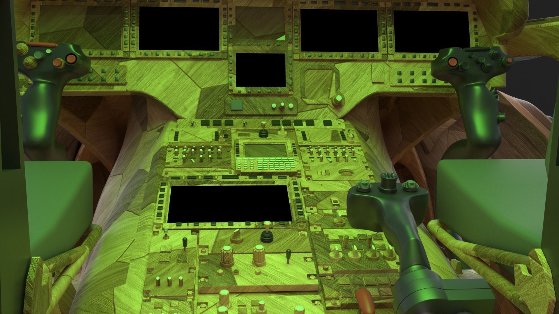 Eurocopter EC 725 Toy Wood 3D model_11