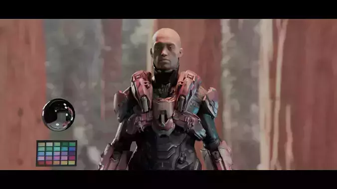 Goliat - Rigged Sci-Fi Armored Character 3D model