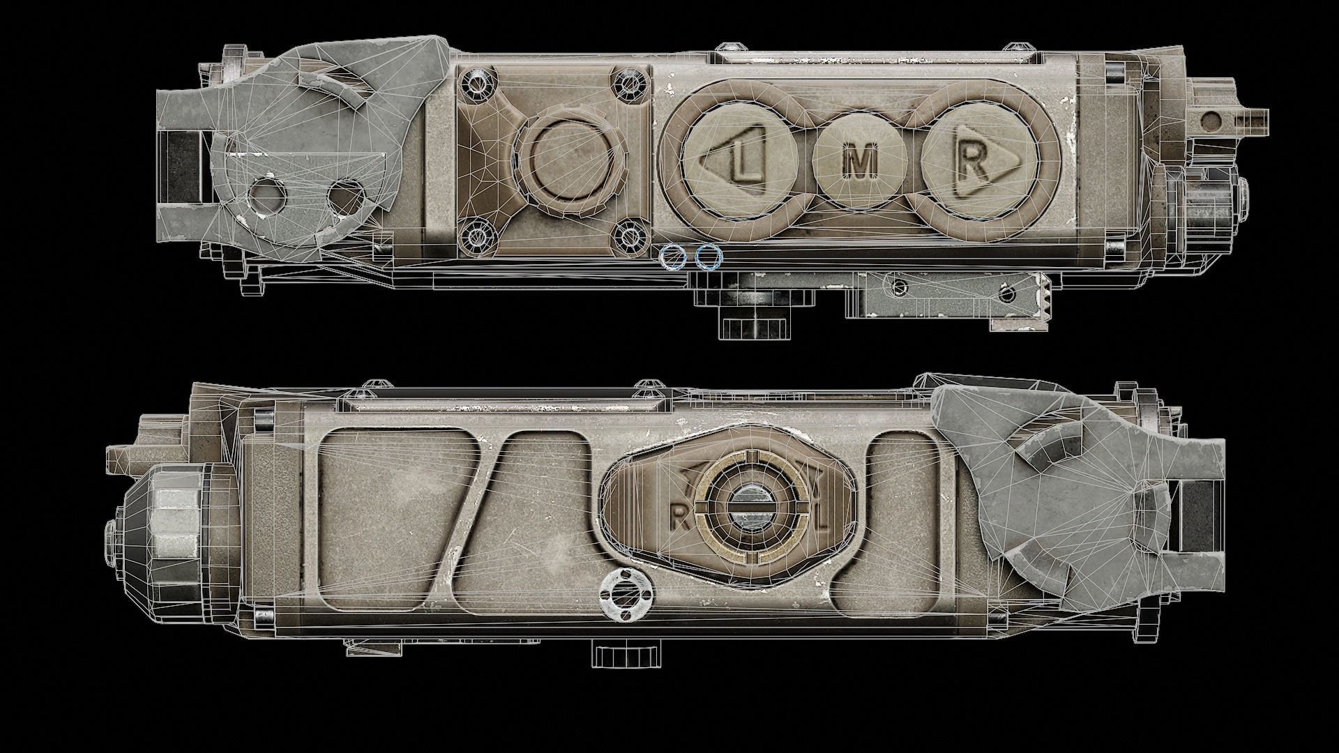 Laser Rangefinder - StormSLX Low-poly 3D model_7