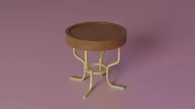 Fancy side table 3D model