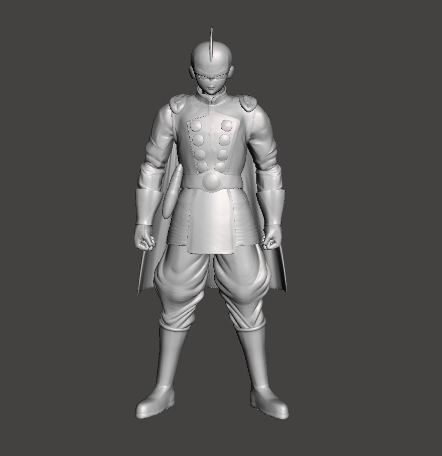 Gamma 1 Dragon Ball Super 3D Model 3D print model_1