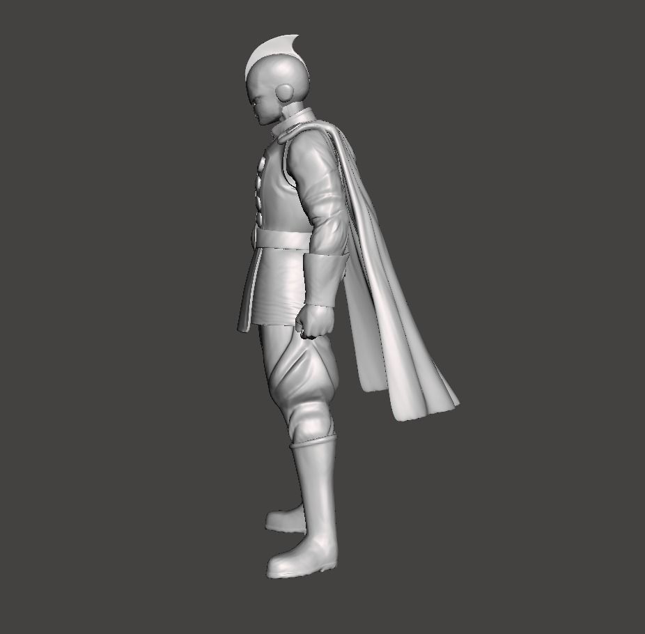 Gamma 1 Dragon Ball Super 3D Model 3D print model_2