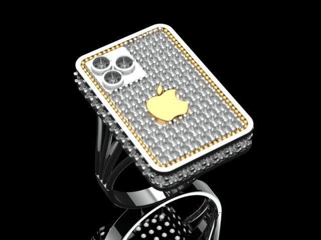 iphone Ring 3D print model_3