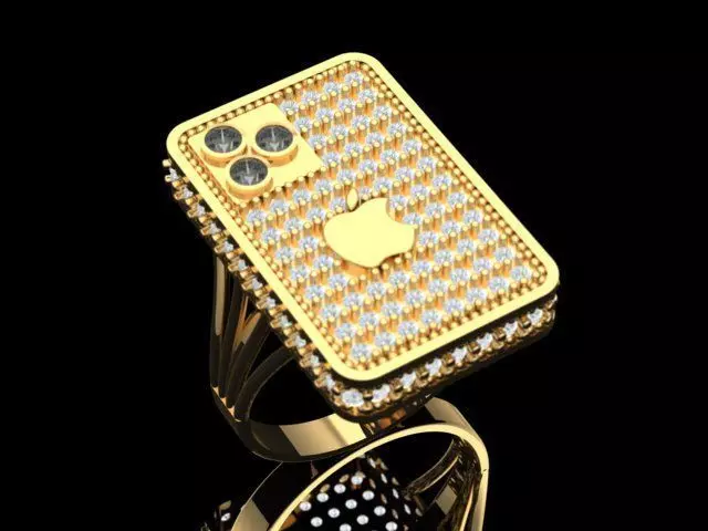 iphone Ring 3D print model_0